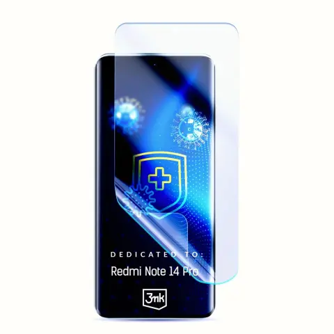 3MK SilverProtection+ védőfólia Redmi Note 14 Pro 5G-hez