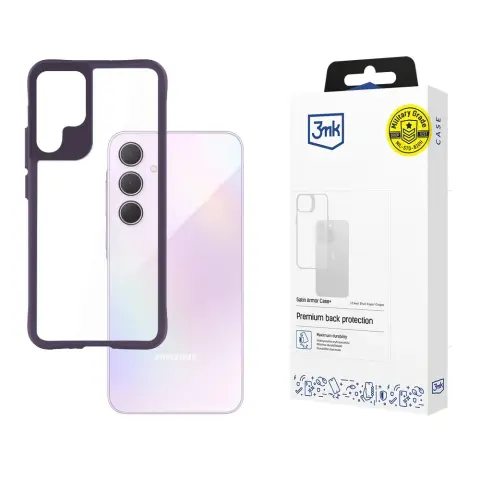 3MK Satin Armor Case+ Purple védőtok Samsung Galaxy A35 5G-hez