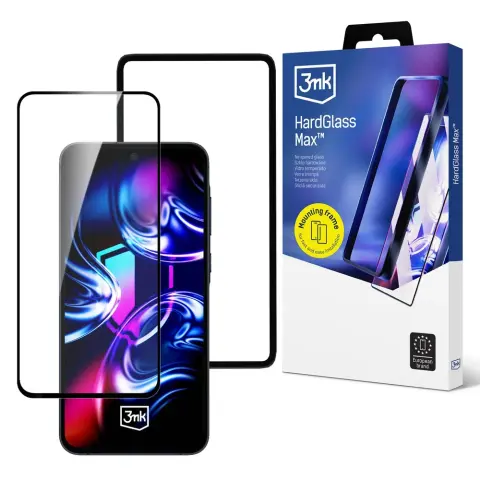 3MK HardGlass Max FrameFit edzett üveg Samsung Galaxy A35/A55 5G-hez