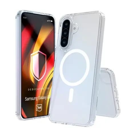 3MK HardGlass Max Lite edzett üveg Samsung Galaxy A36/A56 5G-hez fekete