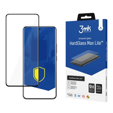 3MK HardGlass Max Lite edzett üveg védőfólia Xiaomi 14T Pro készülékhez