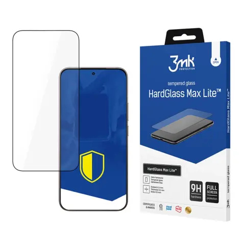 3MK HardGlass Max Lite edzett üveg védőfólia Xiaomi 15T 5G / 15T Pro 5G
