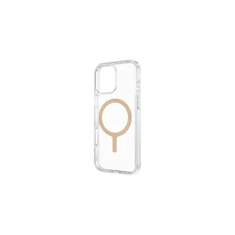 UNIQ Clario Magclick Apple iPhone 16 Pro MagSafe tok átlátszó-arany
