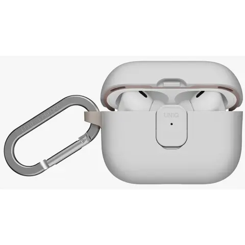 UNIQ Clyde Apple AirPods Pro 3 tok karabinerrel szürke-khaki