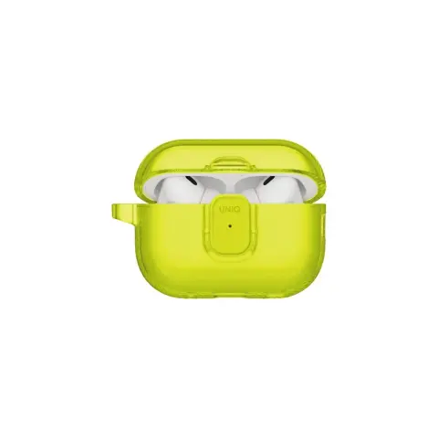 UNIQ Glase Pro Apple AirPods Pro 3 tok karabinerrel sárga