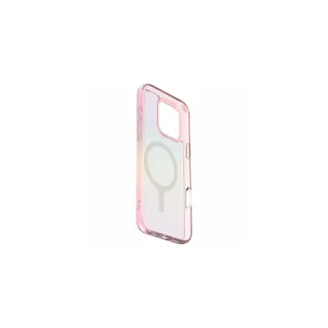 UNIQ Hybrid Iridescia iPhone 16 Pro MagSafe tok színes-rózsaszín (prism)