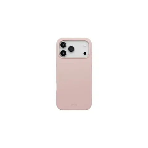 UNIQ Lino Apple iPhone 17 Pro Max / iPhone 18 Pro Max MagSafe szilikon tok rózsaszín