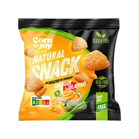 Corn Joy snack cheddar sajt-jalapeno gluténmentes 40 g