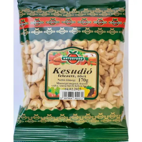 Naturfood kesudió felezett tört 170 g