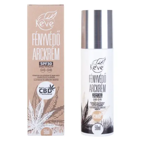Keve cbd fényvédő arckrém 50 ml