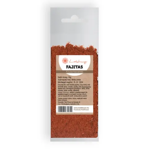 Lakshmy fajitas fűszerkeverék 30 g