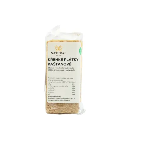 Natural extrudált gesztenye szeletek 49 g
