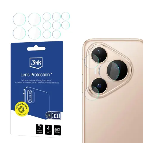 3MK Lens Protection kamera védőüveg Huawei Pura 80 Pro készülékhez