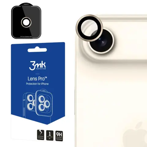 3MK Lens Protection Pro kameravédő üveg Apple iPhone Air-hez - Titanium Gold