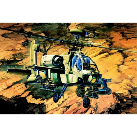 ACADEMY HOBBY MODELL KITS AC12262 AH-64A Apache helikopter makett