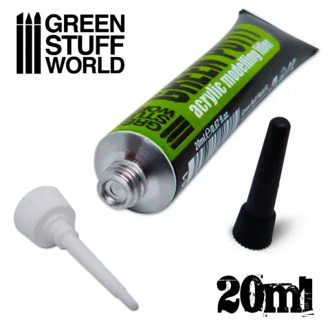 GREEN STUFF WORLD GSW2241 Green Putty - Zöld Gitt