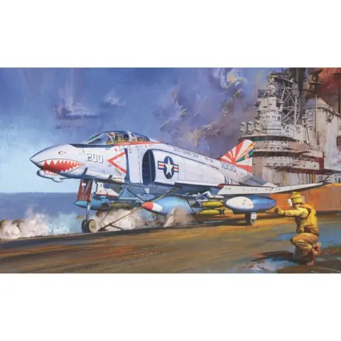 ACADEMY HOBBY MODELL KITS AC12232 F-4B "VF-111 Sundowners" repülőgép makett