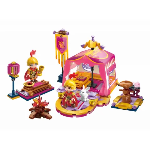 QMAN 33012 lego-kompatibilis építőjáték Mulan edzőtábor