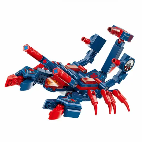 QMAN Lego-kompatibilis építőjáték Csoda Kocka Vörös skorpió 41218