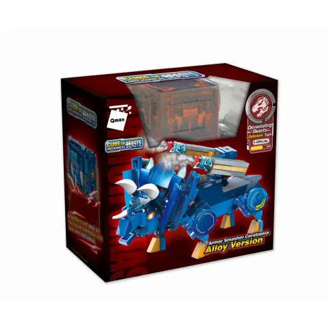 QMAN Lego-kompatibilis építőjáték Csoda Kocka Ceratopsia 41220