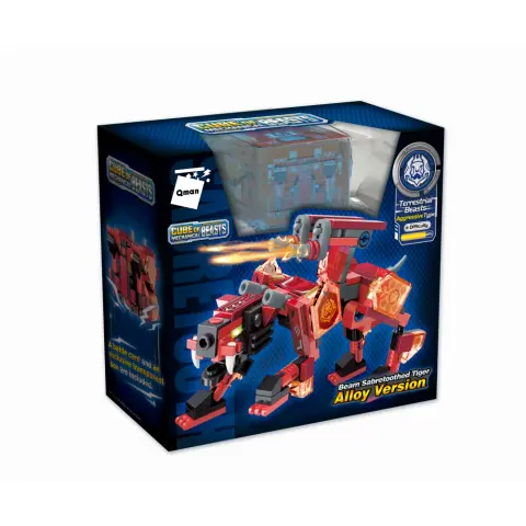 QMAN Lego-kompatibilis építőjáték Csoda Kocka tigris 41221