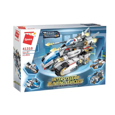 QMAN 41310 lego-kompatibilis építőjáték 821 db 4-az-1-ben