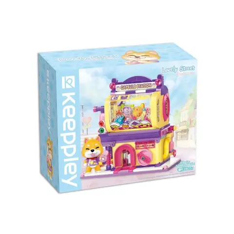 QMAN K28010 Keeppley Shiba Inu kapszulás játékautomatája