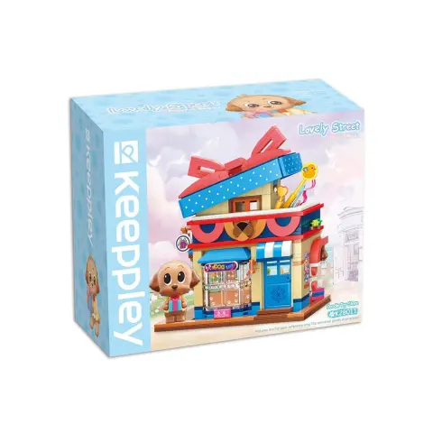 QMAN K28011 Keeppley lego-kompatibilis építőjáték Poodle kutyus játékboltja