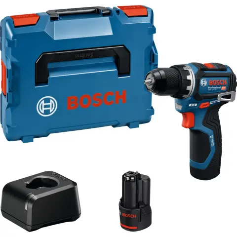 BOSCH GSR 12V-32 Akkus fúró-csavarozó + 2x2.0Ah akku + L-BOXX 102 06019N7002