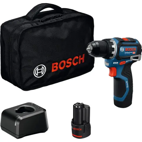 BOSCH GSR 12V-32 Akkus Fúró-Csavarozó + 2x2.0Ah akku + hordtáska 06019N7003