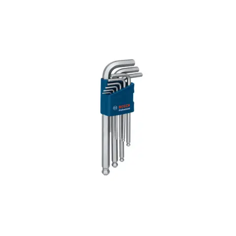 BOSCH Hex imbuszkulcs készlet 9 darabos 1600A01TH5