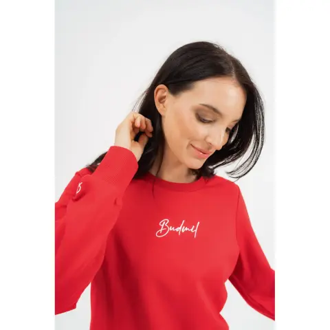 BUDMIL Female szabadidő upper hímzett design red XL
