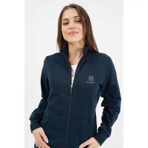 BUDMIL Galléros szabadidőfelső female XL dark blue pattern