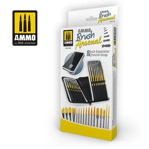 AMMO Brush Arsenal ecset tároló szervező védőtok AMIG8580