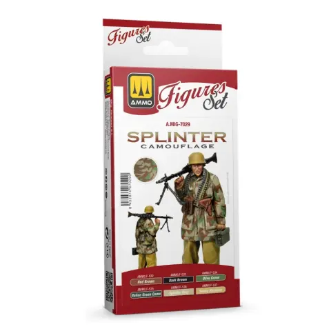 AMMO Splinter Camouflage Figures Set festékkészlet AMIG7029