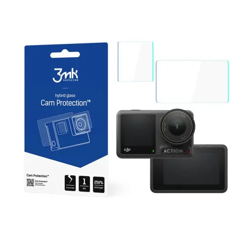3MK Cam Protection hibrid üveg DJI Osmo Action 4 kamerához