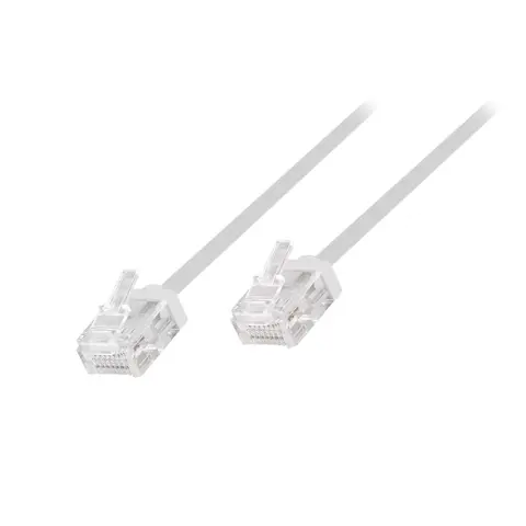 LOGILINK Cat.6A Slim High-Flex patch kábel fehér 10m CQ3091U