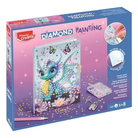 MAPED Gyémántmozaik titkos napló Diamond Painting