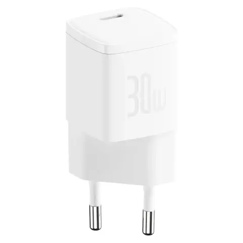 BASEUS CUBE PRO wall charger Type-C 30W GaN5 PD white CCXF000302