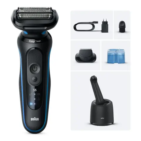 BRAUN Series 5 52-B7000cc elektromos borotva fekete/kék