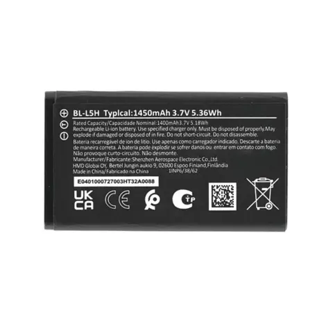 GIGAPACK Akku 1450mAh LI-ION BL-L5H kompatibilis GP-180218