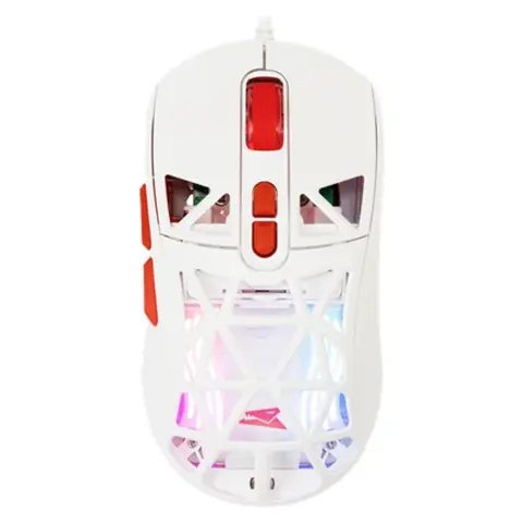 BARACUDA BGM-091W SEAL-W vezetékes gamer egér 12800 dpi fehér