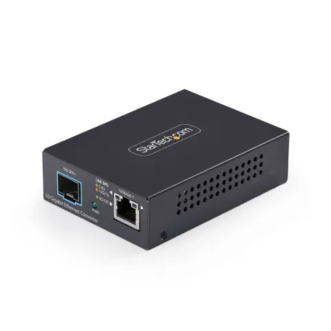 STARTECH MCM10G6SSFP 10GbE Multi-Gigabit Open SFP+ Fiber Media Converter