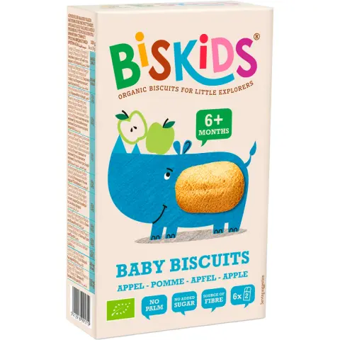 BISK Baby Biscuits organic apple biscuits 120g 100846