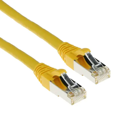 ACT CONNECTIVITY S-FTP CAT6A Összekötő Sárga 1.5m FB6851