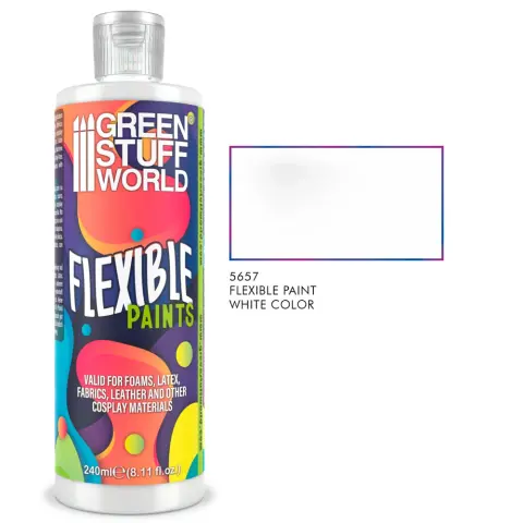 GREEN STUFF WORLD Flexible Paint rugalmas festék fehér 240ml GSW5657