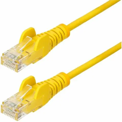 STARTECH UTP CAT6 Összekötő Sárga 25cm N6PAT25CMYLS