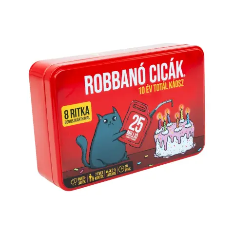 ASMODEE Robbanó cicák 10 éves jubileumi kiadás társasjáték