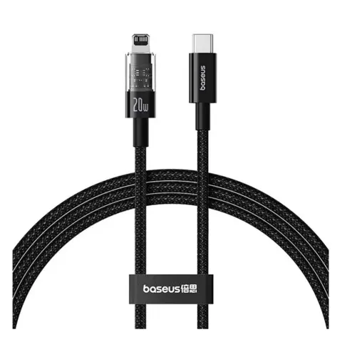 BASEUS GEM USB-Lightning cable 20W PD 2m black P10373001111-01
