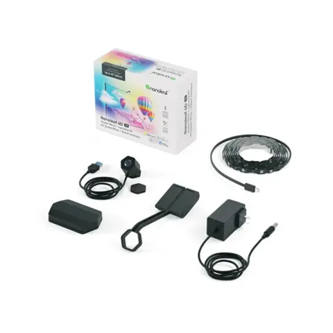 NANOLEAF 4D TV képernyőtükör LED fényszalag készlet 65"-ig N6900K02-43LS